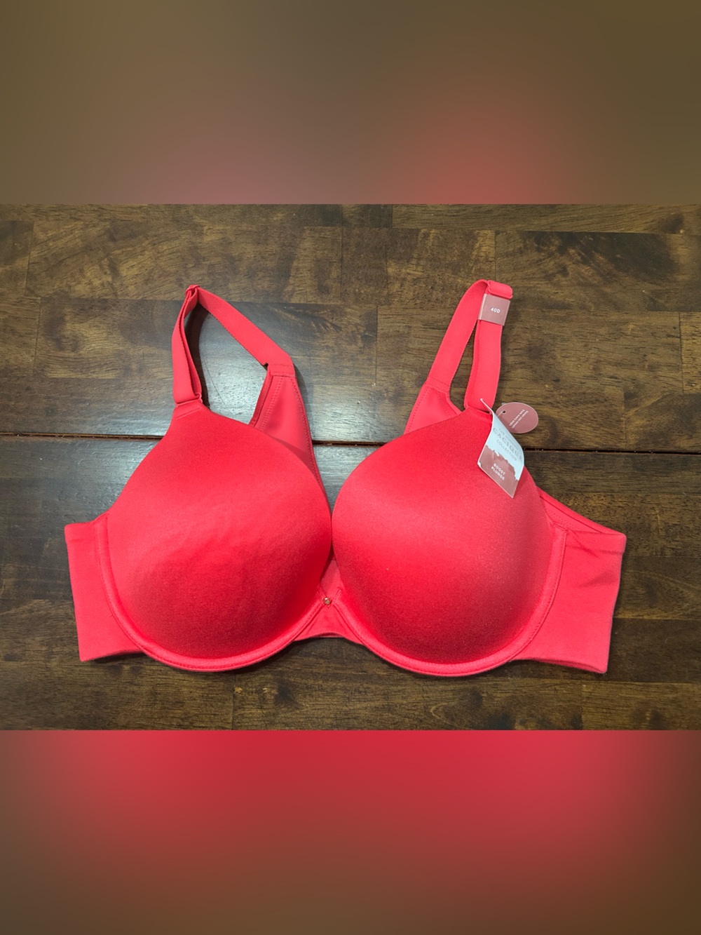 Cacique Boost Plunge Pink 40D New With Tags